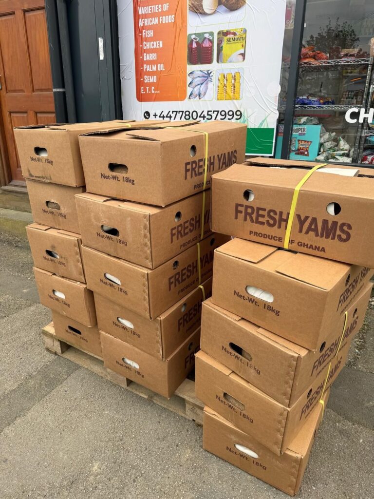 Fresh Yams (18kg Box