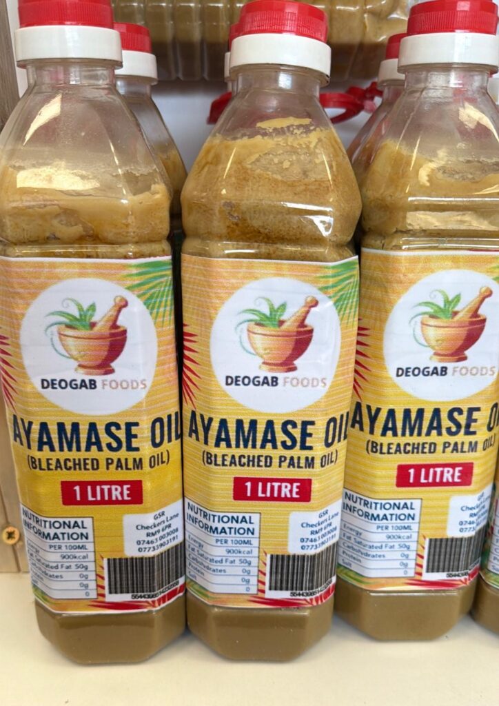 AYAMASE OIL (Bleached Palm oil)