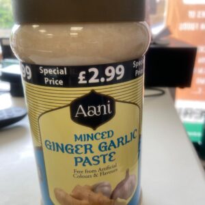 Aani Minced Ginger Garlic Paste | No Artificial Colours/Flavours | Cooking Paste