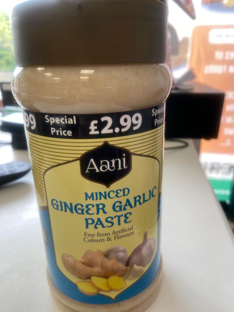 Aani Minced Ginger Garlic Paste | No Artificial Colours/Flavours | Cooking Paste
